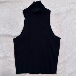 Forever 21 Black Sleeveless Muscle Tee